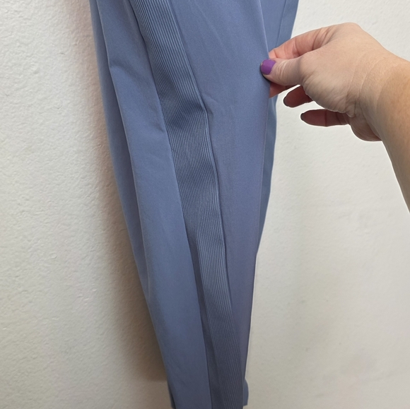 ATHLETA Brooklyn Jumpsuit In Blue Pockets Loungewear Athleisure Size 8 - Picture 7 of 12